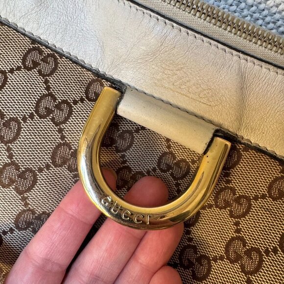 GUCCI GG Canvas Crossbody Abbey Bag - Picture 7 of 14